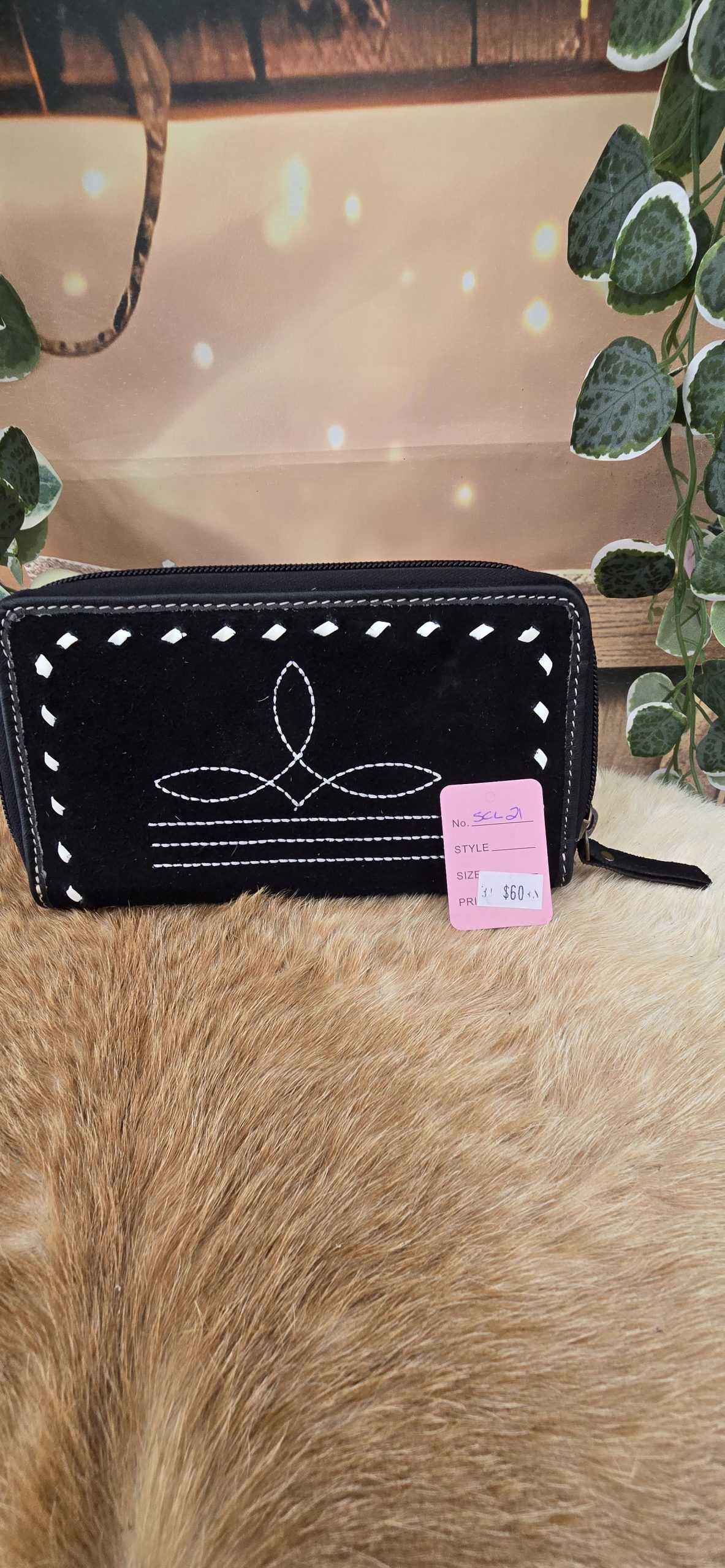 Suede Purse